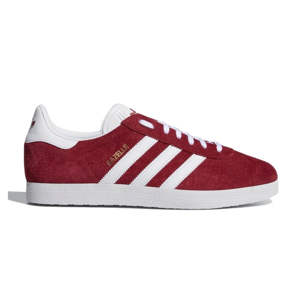 Adidas Men's Gazelle Burgundy/White